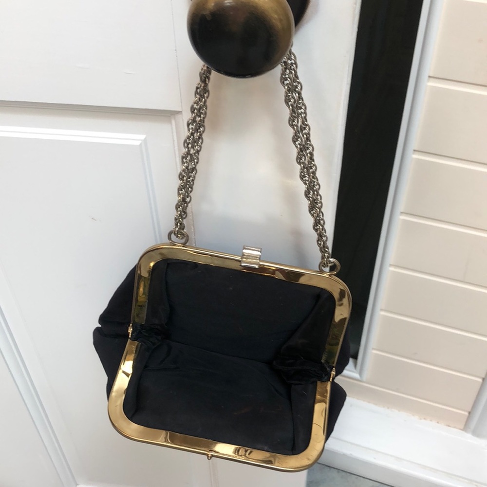 Elegant black evening bag